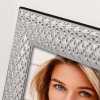 Marco de fotos de metal S144 plata brillante 10x15 cm