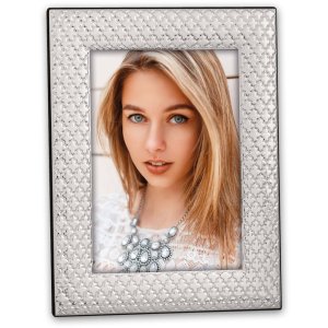 Marco de fotos de metal S144 plata brillante 13x18 cm