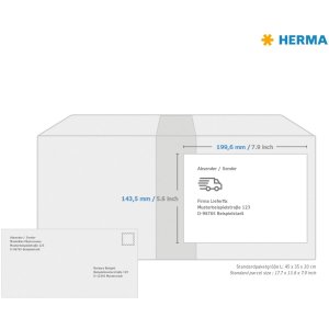 Etiquetas A4 blanco 199,6x143,5 mm Papel movible-desmontable mate 200 unid.