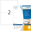 Etiquetas A4 blanco 199,6x143,5 mm Papel movible-desmontable mate 200 unid.