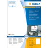 Etiquetas HERMA A4 blanco 210x297 mm Papel movible-desmontable mate 100 unid.
