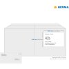 Etiquetas HERMA A4 blanco 210x297 mm Papel movible-desmontable mate 100 unid.