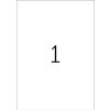 Etiquetas HERMA A4 blanco 210x297 mm Papel movible-desmontable mate 100 unid.