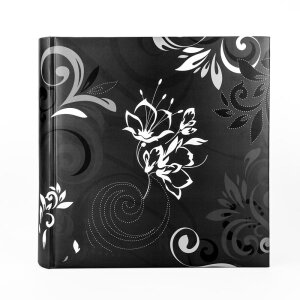 ZEP Álbum de fotos Umbria negro 30x30 cm 60 páginas negras