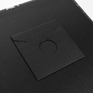 ZEP Álbum de fotos Umbria negro 30x30 cm 60 páginas negras