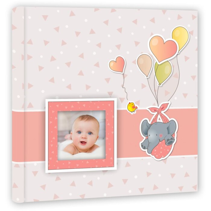 ZEP Baby Album Pierre rosa 200 fotos 13x19 cm