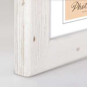 M57 Marco de madera básico 10x15 cm blanco