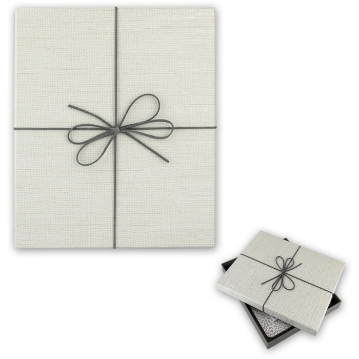 Caja Firenze blanca 24x29x4 cm