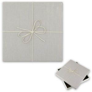 Caja Firenze gris 24x29x4 cm