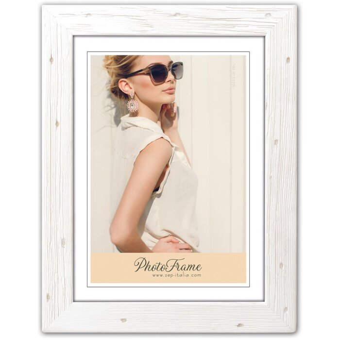 M57 Marco de madera básico 30x45 cm blanco