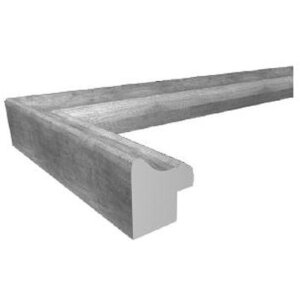 Banco marco madera 10x15 cm blanco