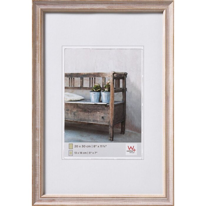 Banco marco de madera 18x24 cm marrón