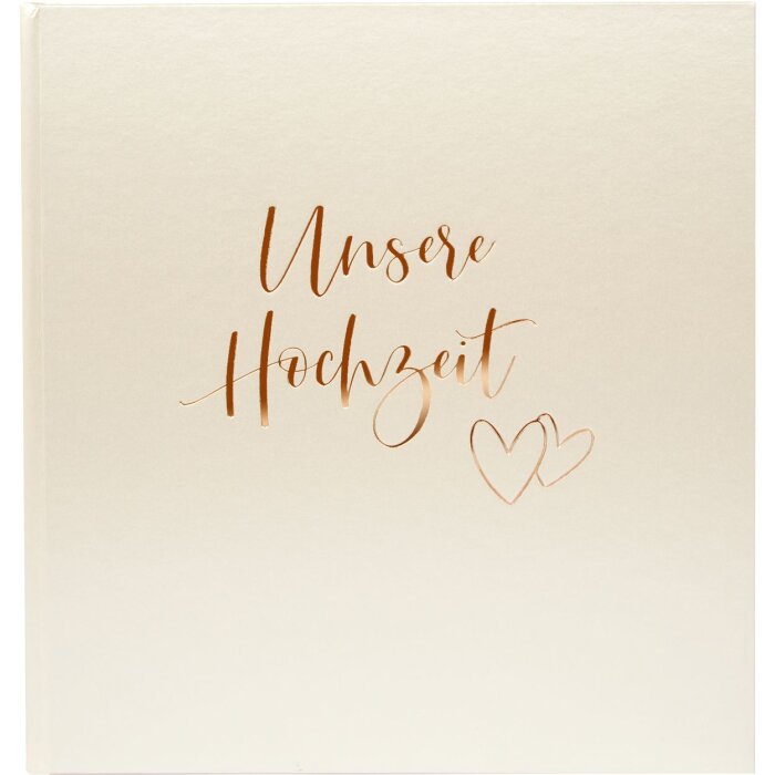 Goldbuch Álbum de boda Heartbeat 30x31 cm 60 páginas blancas