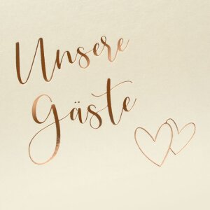 Libro de visitas Heartbeat 23x25 cm