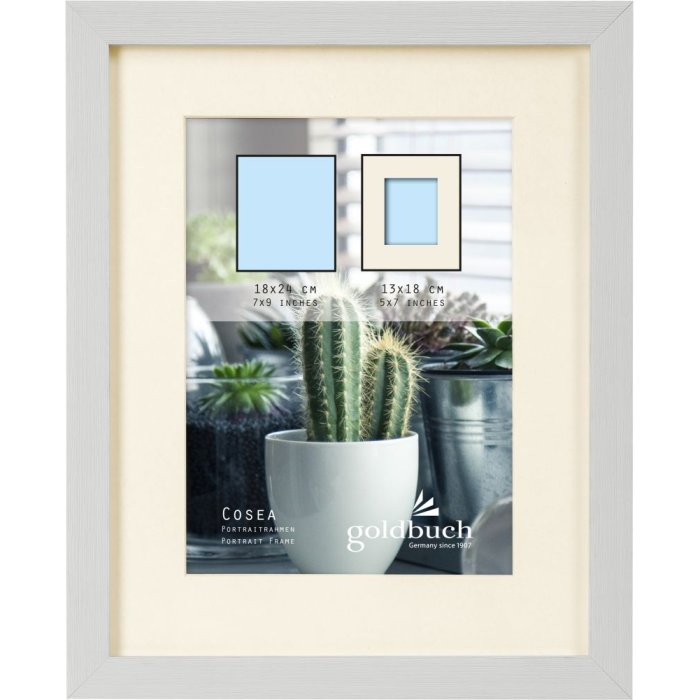 Marco de fotos Cosea 18x24 cm gris