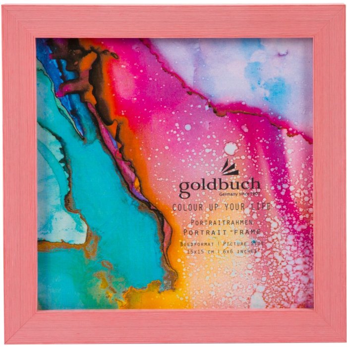 Marco de fotos Colour up your life 15x15 cm rosa
