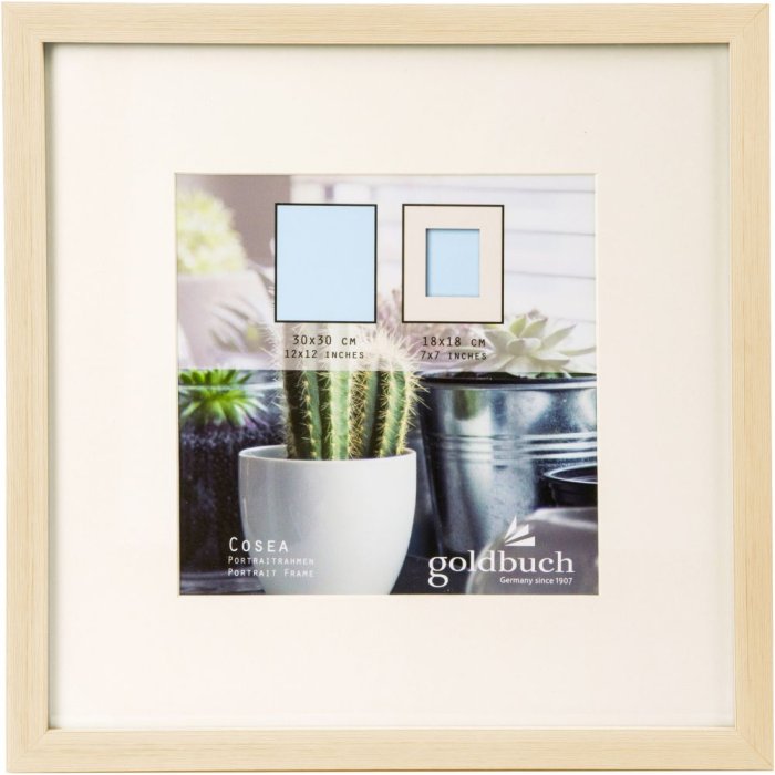 Marco de fotos Cosea 30x30 cm beige