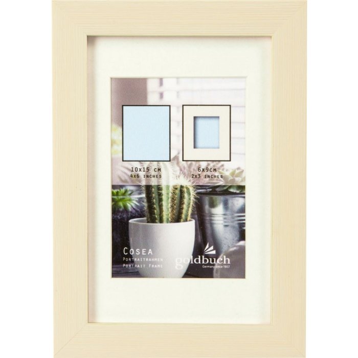 Marco de fotos Cosea 10x15 cm beige