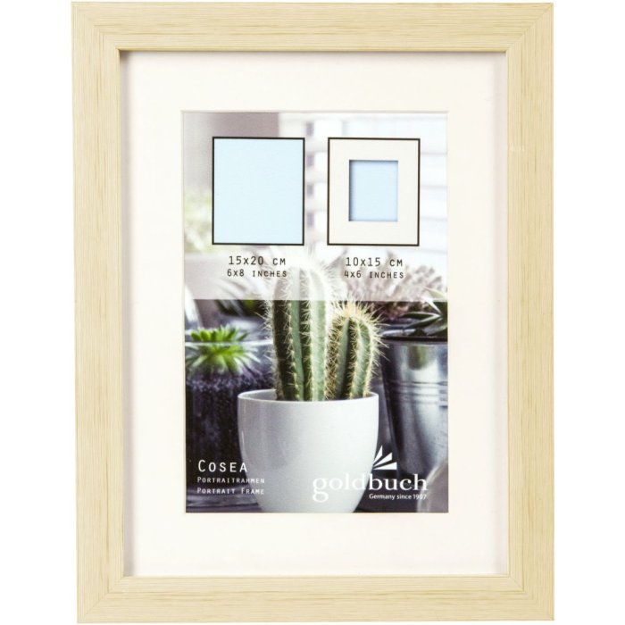 Marco de fotos Cosea 15x20 cm beige