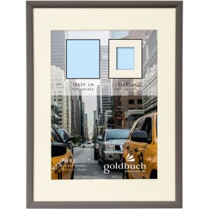 Goldbuch marco de plástico Puro 18x24 cm gris