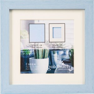 Marco de fotos Goldbuch Cosea 15x15 cm azul