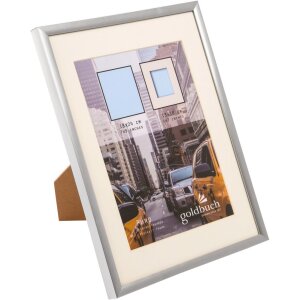 Marco de plástico Puro 18x24 cm plata