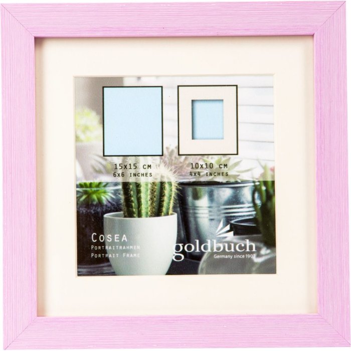 Marco de fotos Cosea 15x15 cm morado