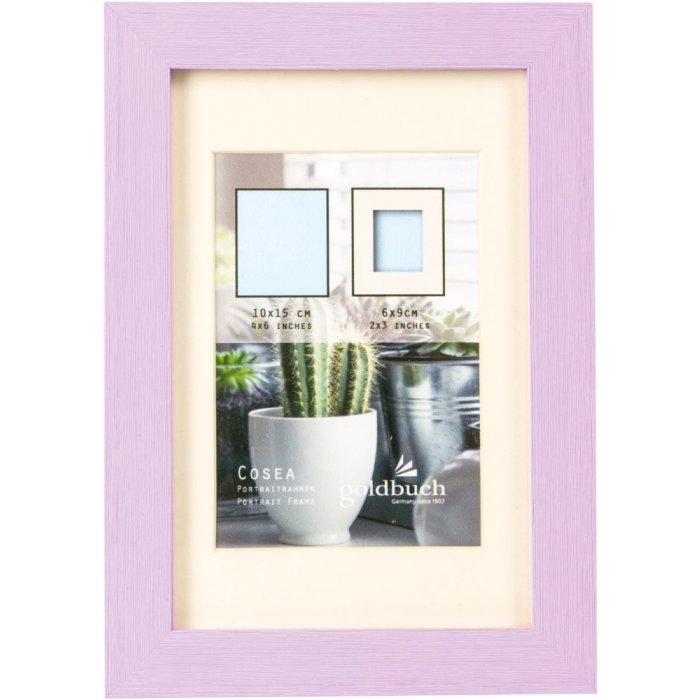 Marco de fotos Cosea 10x15 cm morado