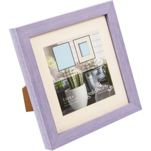 Marco de fotos Cosea 15x15 cm morado oscuro