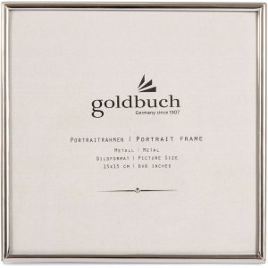 Goldbuch marco de fotos de metal Fino 15x15 cm plata...