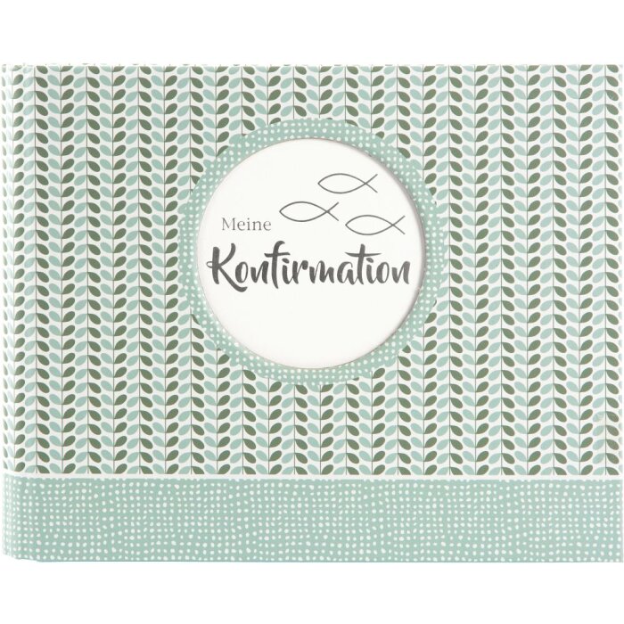 Libro de Fotos Confirmación Dominicus menta 24,5x19,5 cm