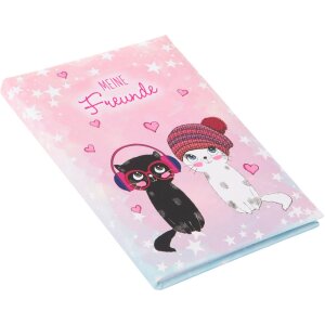 Libro de Oro de Amigos Música para Gatos 15x21 cm 88 páginas
