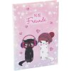 Libro de Oro de Amigos Música para Gatos 15x21 cm 88 páginas