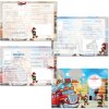 Libro de oro Amigos Bomberos 15x21 cm Jardín de infancia 88 páginas