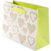 Bolsa de regalo Flores en el corazón 18x10 cm