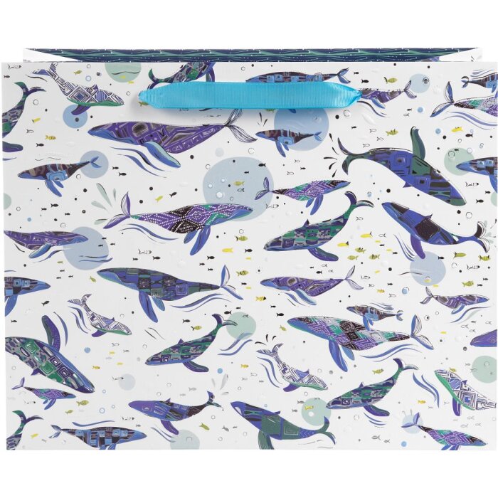 Bolsa de regalo Océano Azul 27x13x33 cm