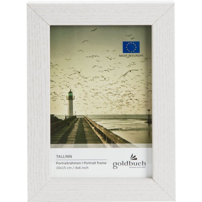 Marco de fotos Tallinn 10x15 cm blanco