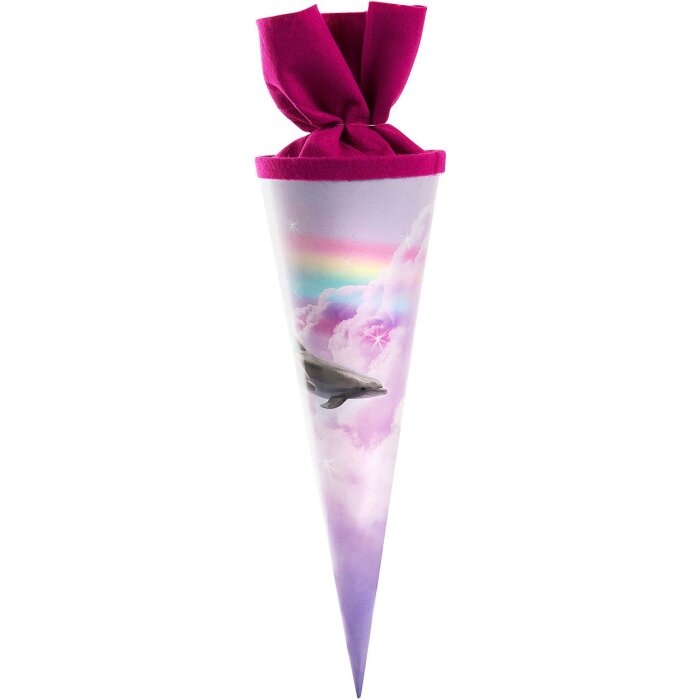 Cono escolar 35 cm Delfines