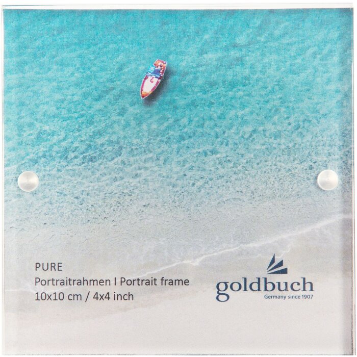 Marco de fotos acrílico Pure 10x10 cm
