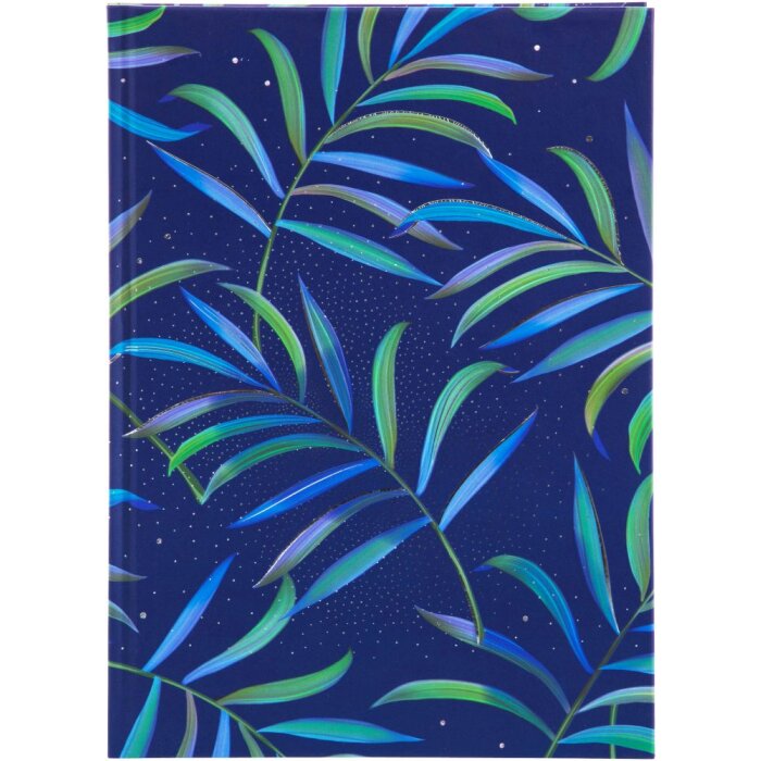 Cuaderno A5 Tropical azul