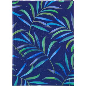 Cuaderno A5 Tropical azul