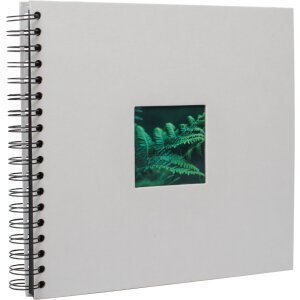 HNFD Álbum espiral Khari gris hielo estriado 24x25...