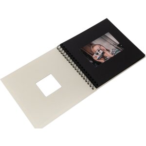 Álbum espiral HNFD Khari luz de vela 24x25 cm 50 páginas negras