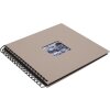 Álbum espiral Khari topo metálico negro páginas 24x25 cm