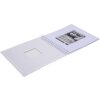 HNFD Álbum de espiral Khari blanco estriado 24x25 cm 50 páginas blancas