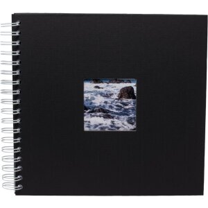 HNFD Álbum espiral Khari negro mate 24x25 cm 50...