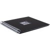 HNFD Álbum espiral Khari negro mate 24x25 cm 50 páginas blancas