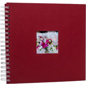 HNFD Álbum espiral Khari rosso acanalado 24x25 cm...