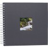 HNFD Álbum espiral Khari pizarra acanalado 24x25 cm 50 páginas blancas
