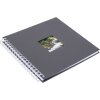 HNFD Álbum espiral Khari pizarra acanalado 24x25 cm 50 páginas blancas
